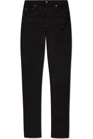 Dsquared2 Jeans, Herr, XL, Bomull, Bull Cool Guy Slim Fit Svarta Jeans