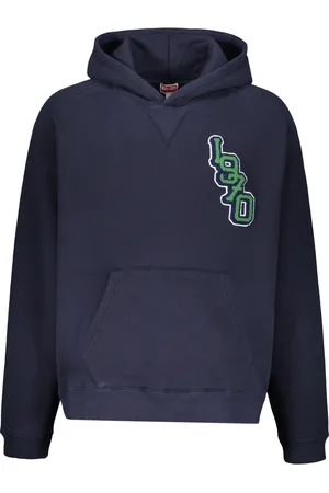 Kenzo Sweatshirts & Hoodies, Herr, L, Bomull, Bomulls Hoodie med Justerbar Hette