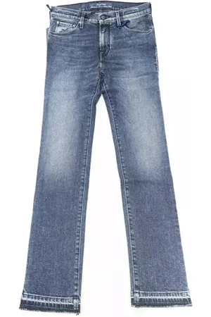 Jacob Cohen Jeans, Dam, W27, Bomull, Chica Fringe Slim-Fit Jeans