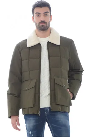 Woolrich Jacka, Herr, M, Fuskpäls, Quiltad jacka med krage i fuskpäls