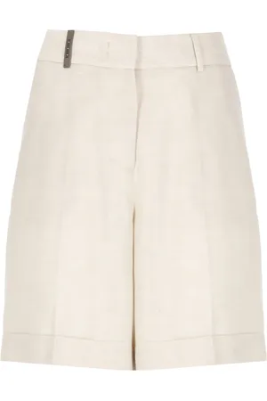 PESERICO SIGN Shorts, Dam, S, Linne, Linneblandade Höga Shorts