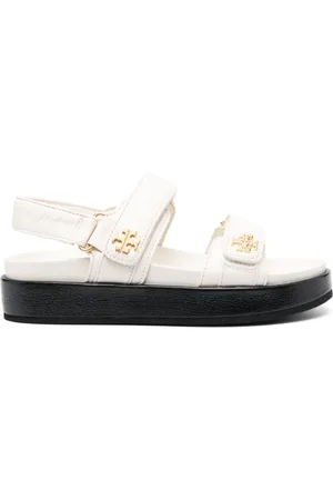 Tory Burch Skor, Dam, 36 EU, Läder, Vita Kira Låga Sportsandaler