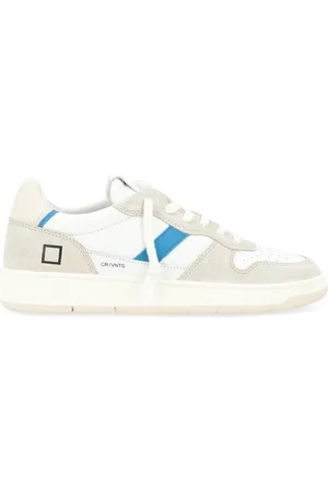 D.A.T.E. Skor, Herr, 43 EU, Vintage Court Vit Blå Sneakers