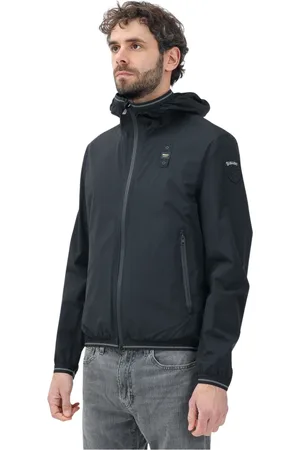 Blauer Jacka, Herr, L, Nylon, Svart vindjacka vår sommar