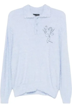 Rassvet Stickade tröjor & koftor, Herr, L, Långärmad Mohair Polo Stickad