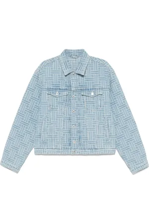 Kenzo Jacka, Herr, L, Denim, Weave Trucker Jacket