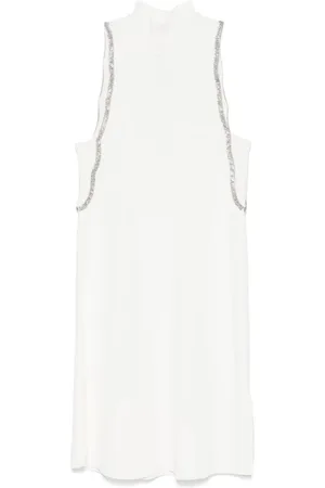 Liu Jo Klänning, Dam, S, Vit Klänning Elegant Bekväm Tillfällen
