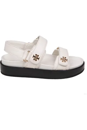 Tory Burch Skor, Dam, 37 EU, Läder, Flatsandaler