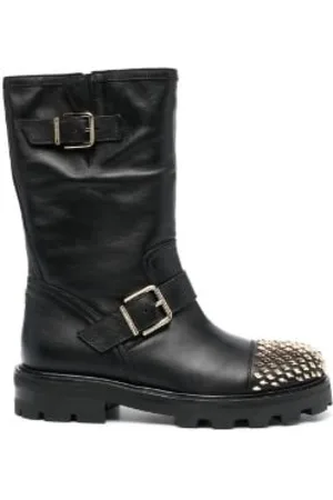Jimmy Choo Skor, Dam, 37 EU, Läder, Biker II Boots
