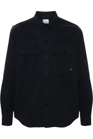 Paul Smith Jacka, Herr, M, Bomull, Texturerad Overshirt