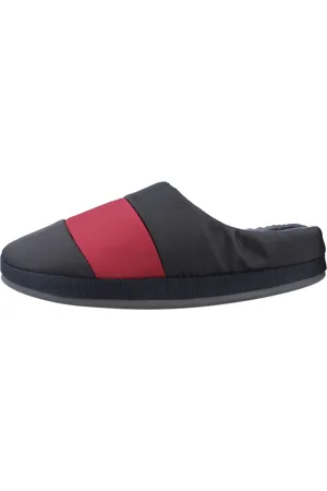 Tommy Hilfiger Skor, Herr, 41 EU, Nylon, Nylontofflor med flagga