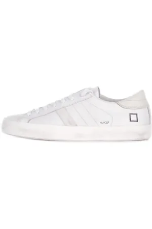 D.A.T.E. Skor, Herr, 40 EU, Läder, Läder Logotyp Sneakers Gummisula