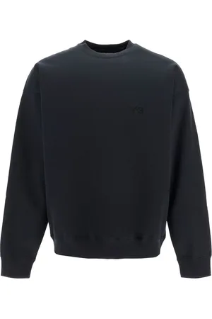 Y-3 Sweatshirts & Hoodies, Herr, L, Bomull, Oversized Crewneck Sweatshirt