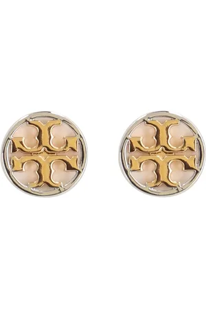 Tory Burch Accessoarer, Dam, ONE Size, Chica örhängen med logotyp