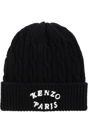 Kenzo Accessoarer, unisex, ONE Size, Bomull, Mössa med broderad logotyp