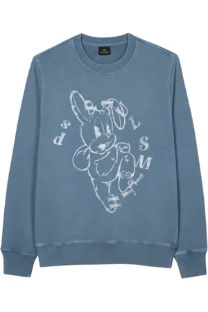 Paul Smith Sweatshirts & Hoodies, Herr, L, Bomull, Tröja med Kanintryck