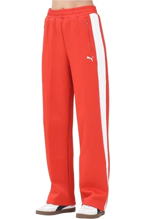 PUMA Byxor, Dam, M, Röda Sportiga T7 Always Byxor