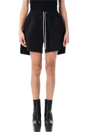 Rick Owens Shorts, Dam, XS, Bomull, Svarta Runway Boxers Dam Shorts