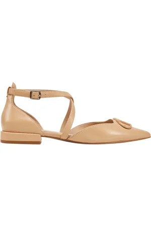 Liu Jo Skor, Dam, 38 EU, Läder, Låga Sandaler med Metaldetaljer