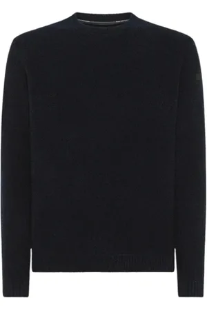 RRD Stickade tröjor & koftor, Herr, S, Bouclé Crew Neck Sweater