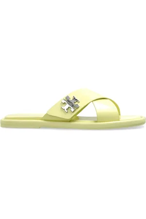 Tory Burch Skor, Dam, 38 1/2 EU, Läder, Slides T-Lock