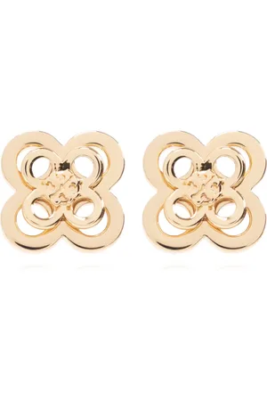 Tory Burch Accessoarer, Dam, ONE Size, Kira Clover Stacked Stud