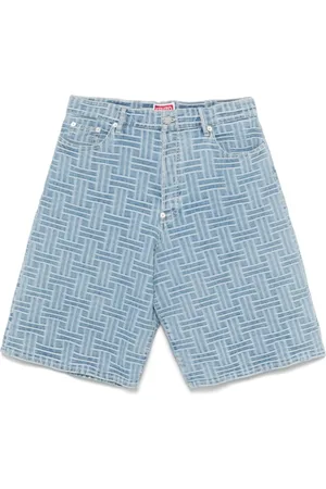 Kenzo Shorts, Herr, W32, Bomull, Weave Straight Shorts