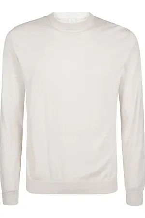 ELEVENTY Stickade tröjor & koftor, Herr, XL, Bomull, Sea Island Cotton Pikétröja