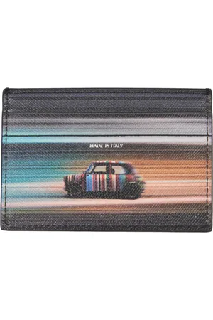 Paul Smith Accessoarer, Herr, ONE Size, Läder, Multifärgat tryck Läderkorthållare
