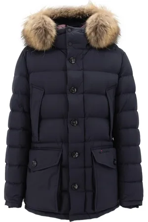 Kiton Jacka, Herr, L, Läder, Parka i läder med snörning