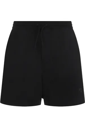 Y-3 Shorts, Herr, L, Bomull, Svarta bomullsshorts
