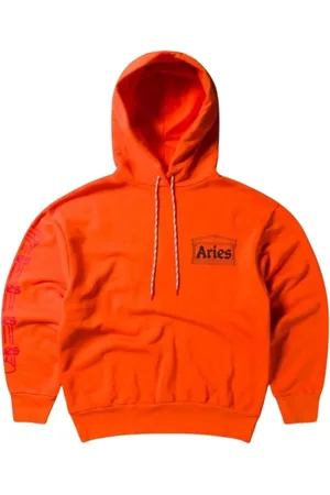 ARIES Sweatshirts & Hoodies, Herr, M, Bomull, Jersey Column Hoodie med Ärmgrafik