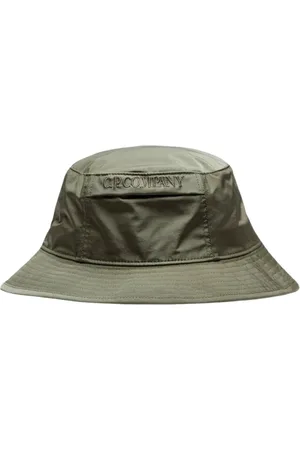 C.P. Company Accessoarer, unisex, L, Bomull, Bronsgrön Bucket Hat