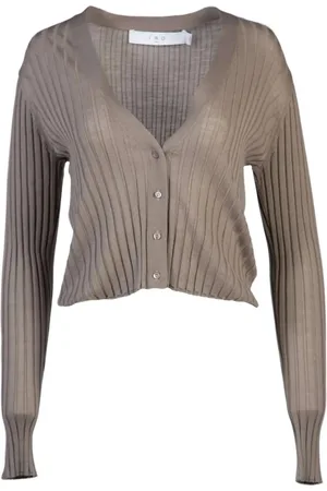 IRO Stickade tröjor & koftor, Dam, S, Maglie Mastic Coast Cardigan