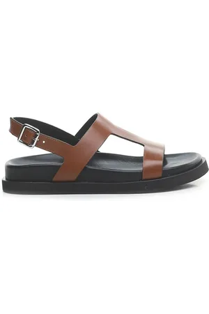 Guglielmo Rotta Skor, Dam, 36 EU, Läder, Brun lädersandal Thea