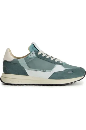 Woolrich Skor, Herr, 40 EU, Gröna Sneakers Snörning Vadderad Ankel