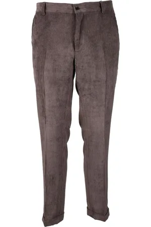 D.A. Daniele Alessandrini Byxor, Herr, L, Polyester, Elegant Stretchbyxor