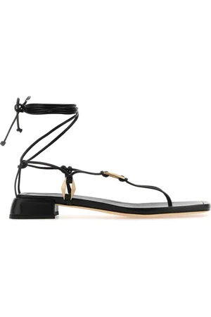 Jimmy Choo Skor, Dam, 40 EU, Läder, Onyxia Thong Sandaler