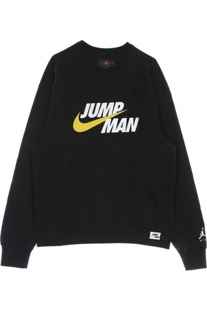 Jordan Sweatshirts & Hoodies, Herr, S, Bomull, Lättviktig Crewneck Sweatshirt med Känguruficka