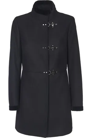 FAY Kappa, Dam, 2Xl, Polyester, Virginia Enkelknäppt Kappa