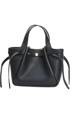Tory Burch Väska, Dam, ONE Size, Läder, Svart läder satchel väska