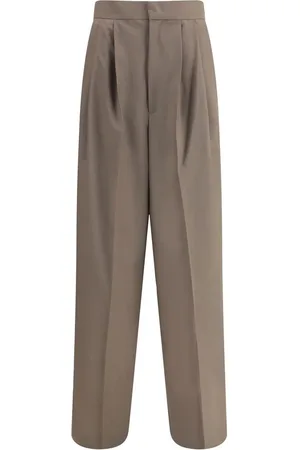 Sa Su Phi Byxor, Dam, S, Elegant Wide-Leg Wool Pants