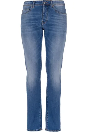 Liu Jo Jeans, Herr, W38, Bomull, Blå Casual Elegant Byxor