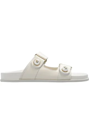 Jimmy Choo Skor, Dam, 36 EU, Läder, Fayence Sandal