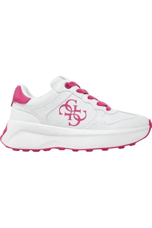 Guess Skor, Dam, 41 EU, Läder, Vita Sneakers med Gummisula