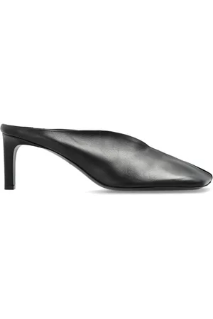 Jil Sander Skor, Dam, 37 EU, Läder, Högklackade Mules i Läder
