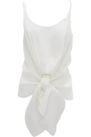 J.W.Anderson Topp, Dam, 2Xs, Polyester, Knotted Strap Top