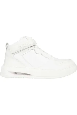 Karl Lagerfeld Skor, Herr, 44 EU, Läder, Sneakers i läder med präglad logotyp