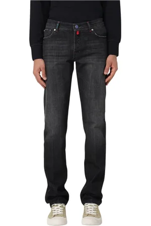 Kiton Jeans, Herr, W31, Bomull, Slim-fit Jeans
