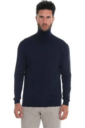 Kiton Stickade tröjor & koftor, Herr, L, Polo Neck Tröja